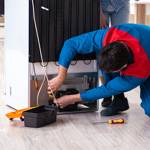 how much do you charge for refrigerator repair services in Newport